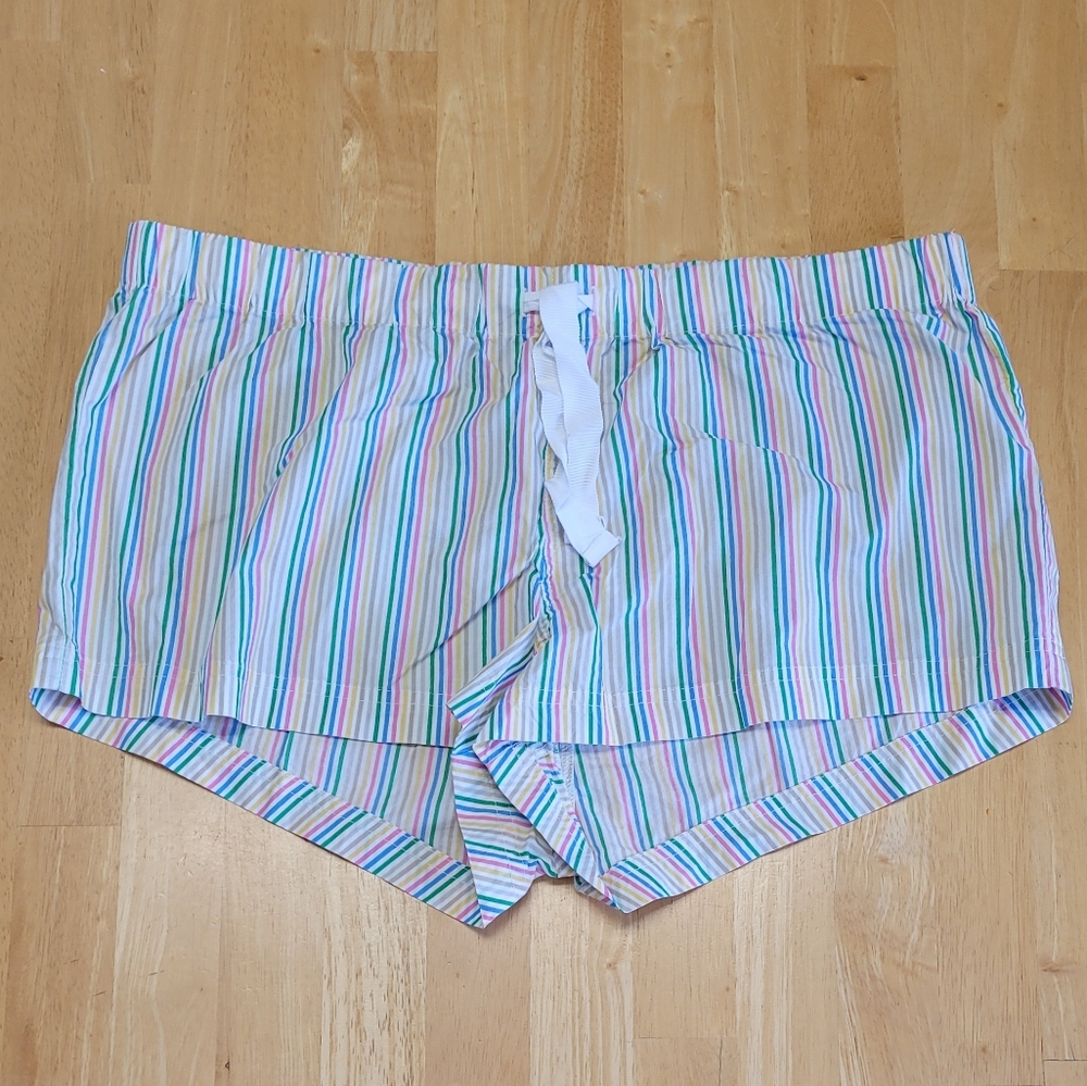 J. Crew Multicolor Striped Sleep Shorts
